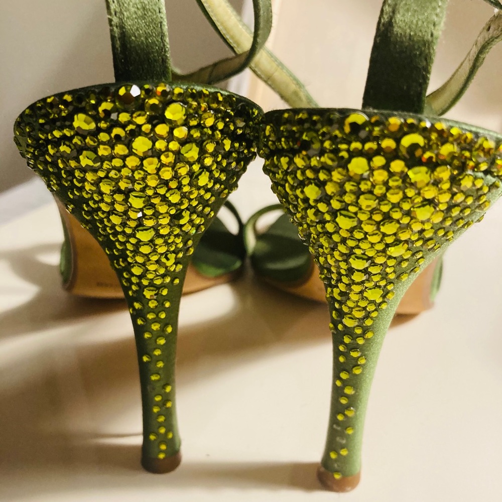 Vera Wang by Stuart Weitzman Jeweled Heels